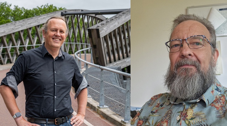 Emile Hoogterp (l.) en John Broeke (r.)