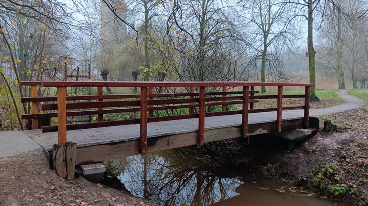 houten brug