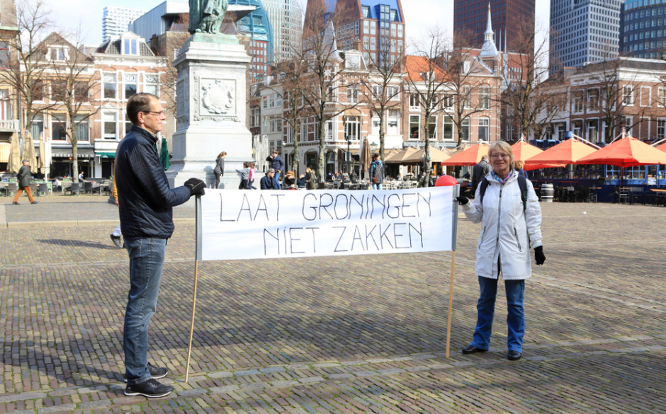 Groningers protesteren tegen gaswinning