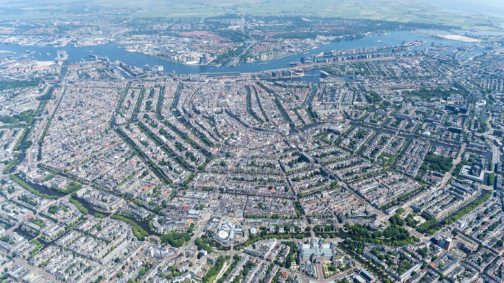 Amsterdam uit de lucht