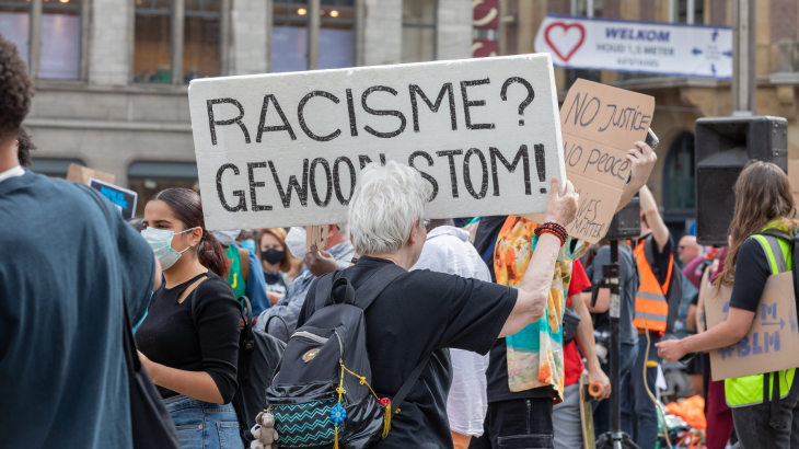 Demonstratie tegen racisme, 1 juli 2020, Amsterdam
