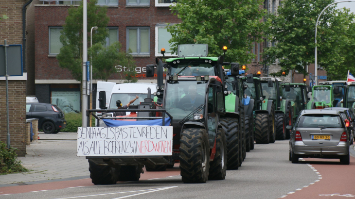 Boeren trekkers rijssen