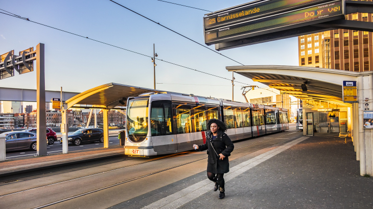 Tram in Rotterdam