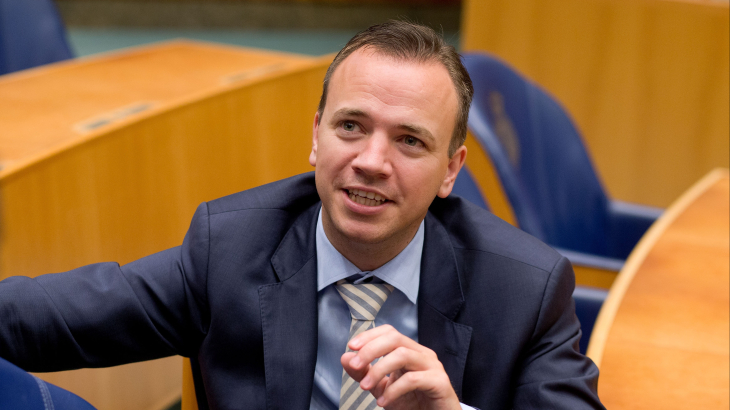 Sander de Rouwe in zijn tijd als CDA-Kamerlid (2014)