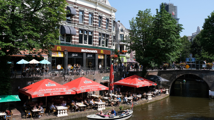 Oudegracht Utrecht / McDonald's