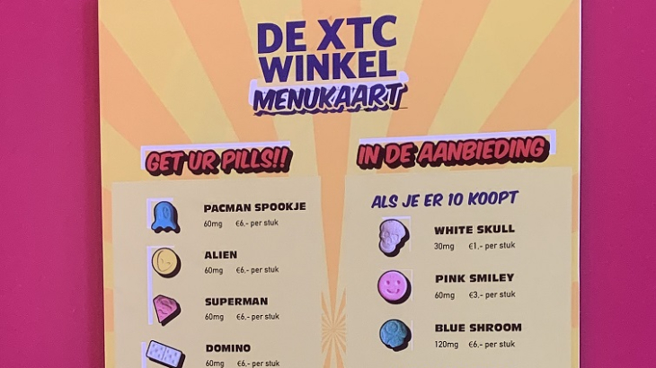 xtc-menukaart