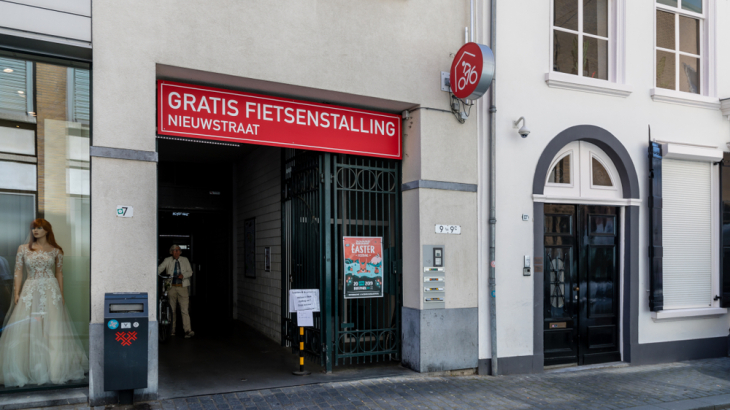 Gratis fietsenstalling in Breda.