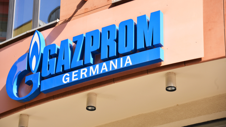 Het hoofdkantoor van Gazprom Germania in Berlijn in 2019.