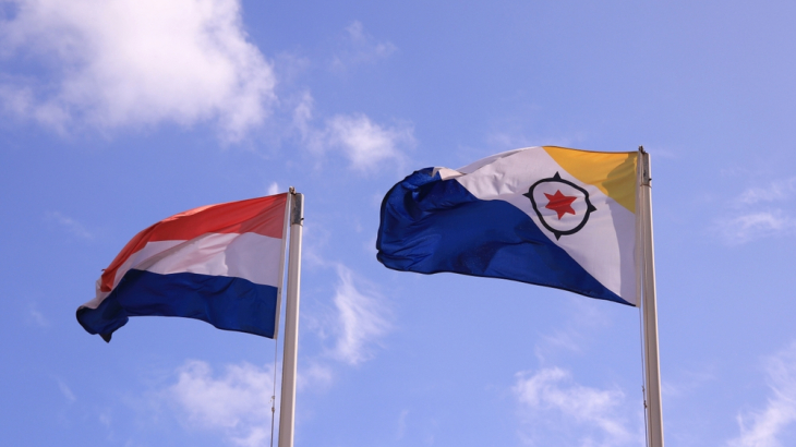 Vlag Bonaire Nederland