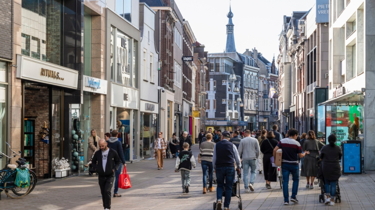 Winkelstraat in Tilburg