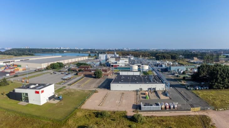 3M fabriek bij Zwijndrecht