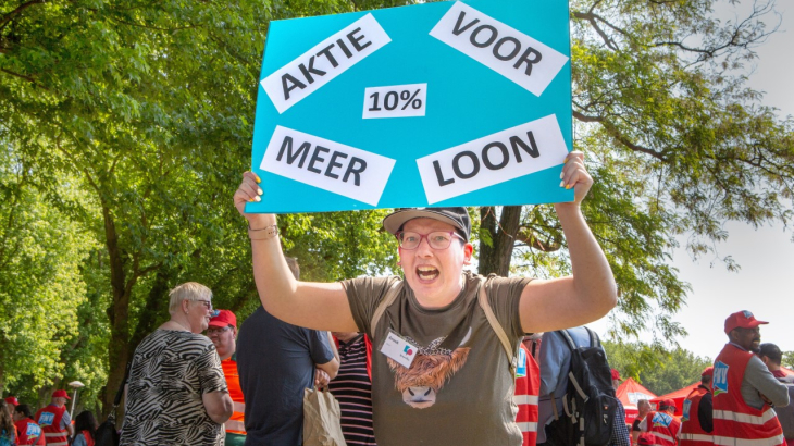 Demonstratie SW-bedrijven