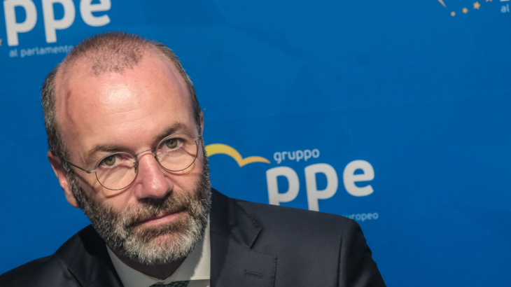 Manfred Weber is voorzitter van de EVP, de grootste fractie in het Europees Parlement.