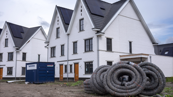 Nieuwbouw deze zomer in de wijk Quatrebras in Badhoevedorp.