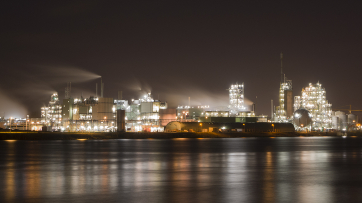 Chemours fabriek bij Dordrecht