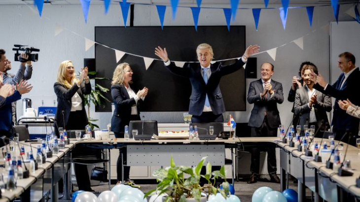 PVV bijeen een dag na de verkiezingen
