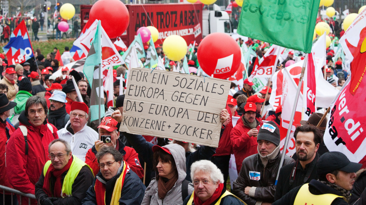 Demonstratie in Straatsburg