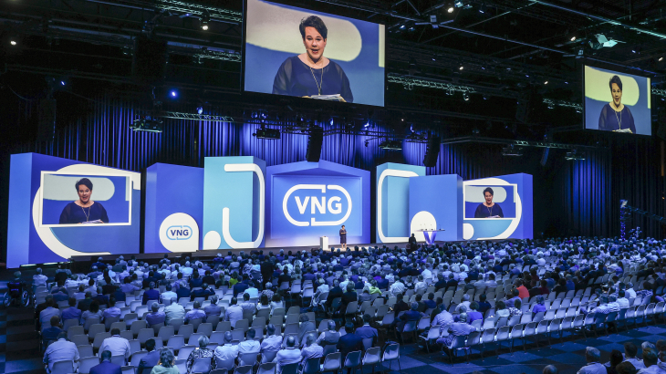 Algemene ledenvergadering VNG in Groningen Vincent Jannink (ANP)