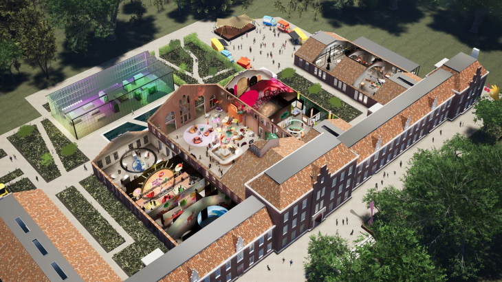 Artist impression Word Food Center Experience Ede