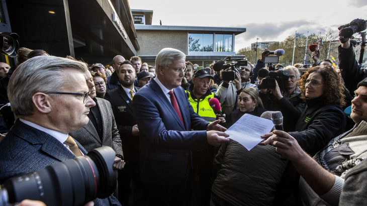 In november 2022 nam de Overijsselse commissaris van de Koning Andries Heidema bij het provinciehuis in Zwolle een brief in ontvangst van demonstrerende boeren.