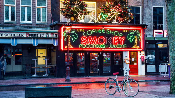 Coffeeshop in Amsterdam