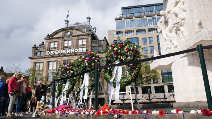 Dodenherdenking op de Dam in Amsterdam, 2023