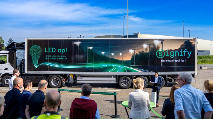 Lancering elektrische vrachtwagen