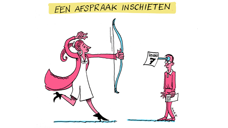 Jeukwoord - een afspraak inschieten