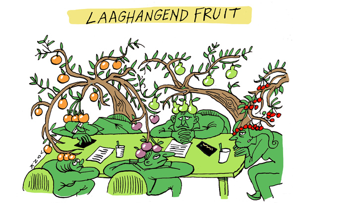 Jeukwoord Laaghangend fruit van Berend Vonk