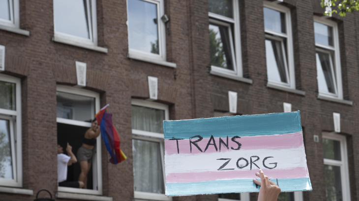 TransPride Walk in Amsterdam. Foto: Sabine Joosten (ANP)