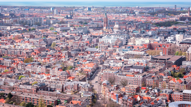 Den Haag, de dichtstbevolkte gemeente van Nederland.