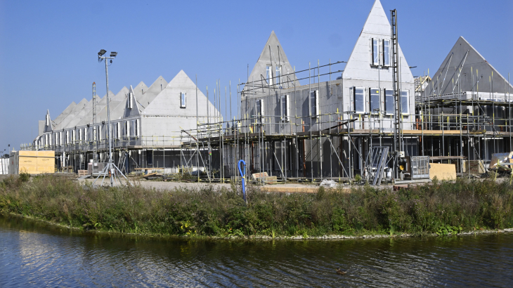 Een nieuwbouwwijk in de Zuid-Hollandse gemeente Lansingerland.