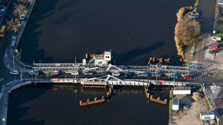 De Zaanbrug tussen Wormer en Wormerveer