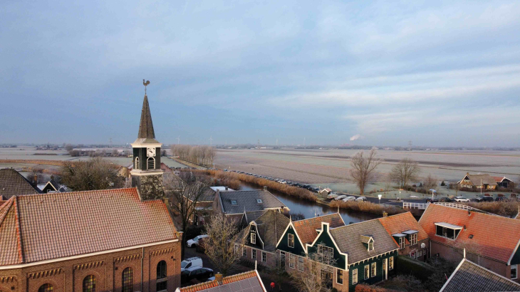 Driehuizen in winterse tijden 