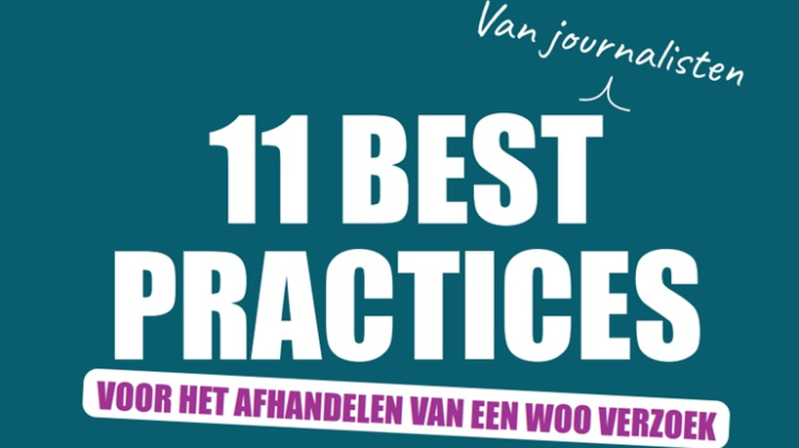 Cover witboek '11 Best practices voor het afhandelen van een woo-verzoek'