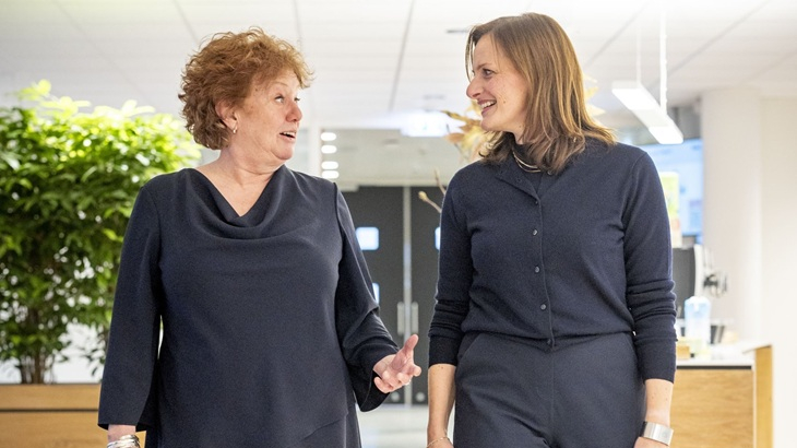 Yvonne Bieshaar, partner Arbeidsmarkt (links), en Marjolein Verhallen, managing partner Bestuur en Organisatie (rechts)