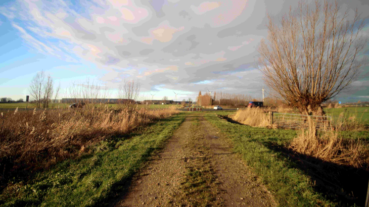 De locatie van het nieuwe dorp Cortelande