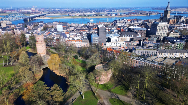 Kranenburg vanuit de lucht