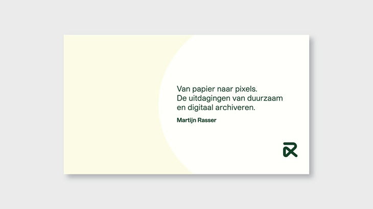 van papier naar pixels