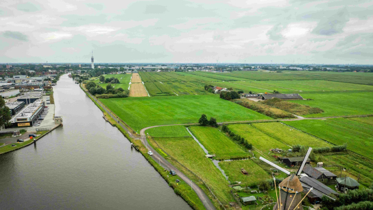 Omstreden bouwlocatie Gnephoek bij Alphen aan den Rijn 