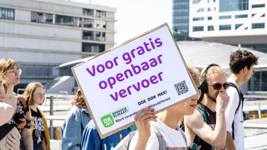 Het burgerinitiatief Gratis OV is wat kabinet betreft kansloos.