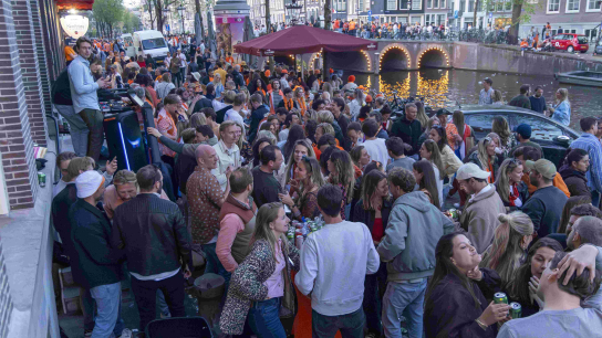 Koningsdag in Amsterdam  