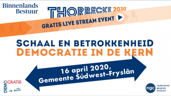 Thorbecke 2030: Schaal en betrokkenheid, democratie in de kern