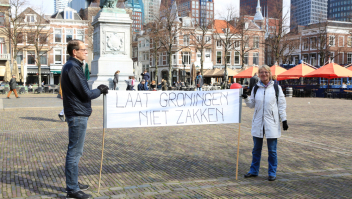 Groningers protesteren tegen gaswinning