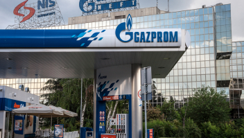 Gazprom tankstation