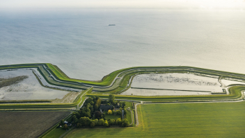 Het project Dubbele Dijk bij Bierum in Noordoost-Groningen.