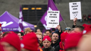 Stakende ambtenaren in Utrecht