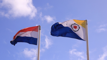 Vlag Bonaire Nederland