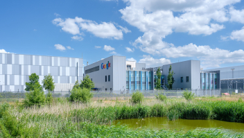 Het Google Datacentrum in de Eemshaven in Groningen.