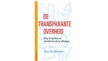 cover van het boek 'De transparante overheid'